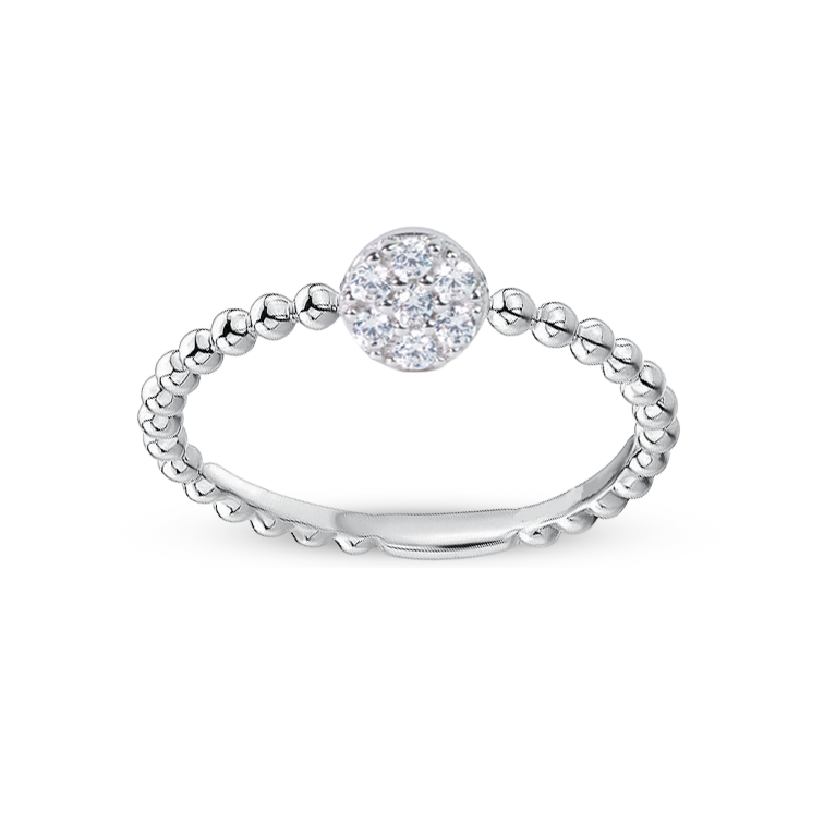 Stackable Cubic Zirconia Ring