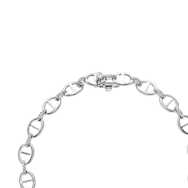 "Edith Link" Diamond Bracelet