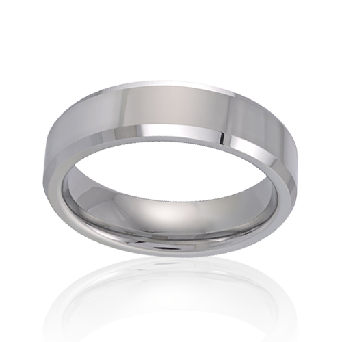 "Obsidian Horizon" Tungsten Men's Ring 6mm