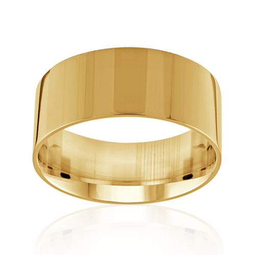 "Comfort Fit" Men's Wedding Band 10mm