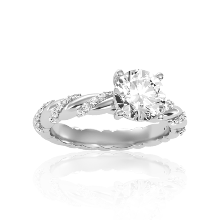 "Golden Promise" In White Gold ( 1.70 Ct. Tw. )