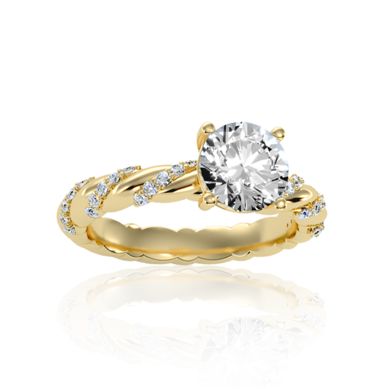 "Golden Promise" In Yellow Gold ( 1.70 Ct. Tw. )
