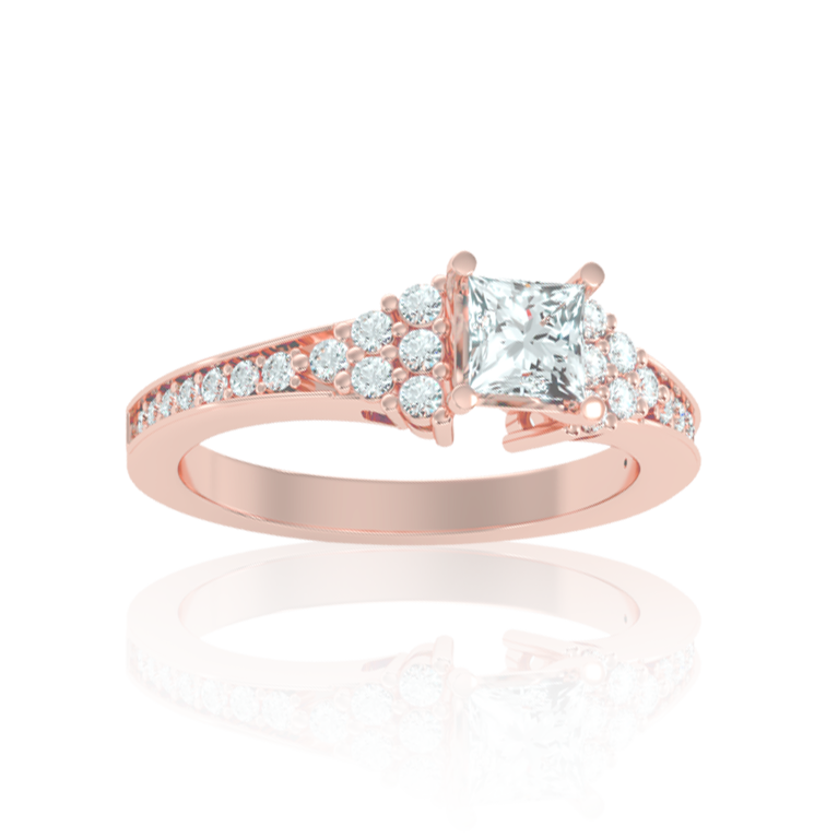 Luxury Brilliance: In Rose Gold ( 1 Ct. Tw. )