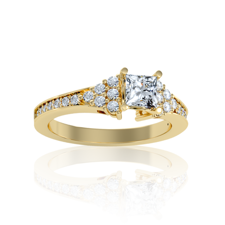 Luxury Brilliance In Yellow Gold ( 1 Ct. Tw. )