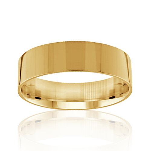 "Comfort Fit" Unisex Wedding Band 6mm