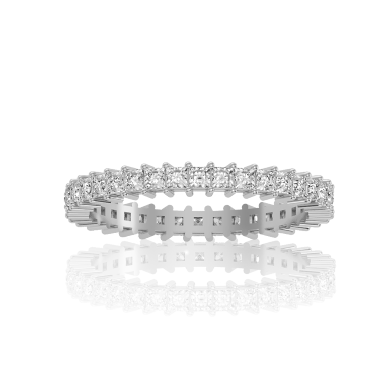 "Majestic Allure" Princess Cut Enternity Band ( 1.15 Ct. Tw. )