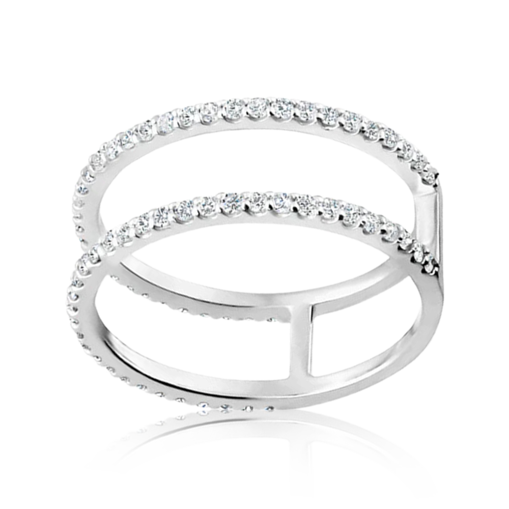 "Bliss" Diamond Twin Eternity Ring