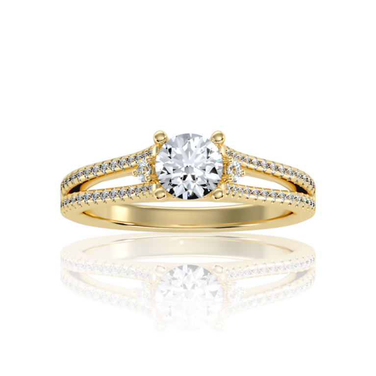 Timeless Charm Solitaire In Yellow Gold  (1.10 Ct. Tw. )