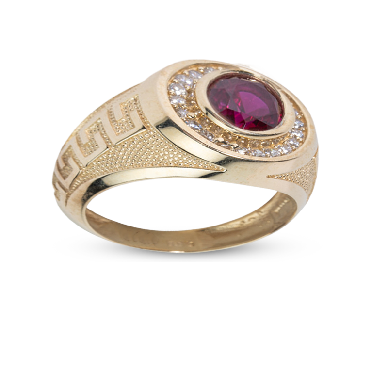 Oval Fashion Purple CZ ring