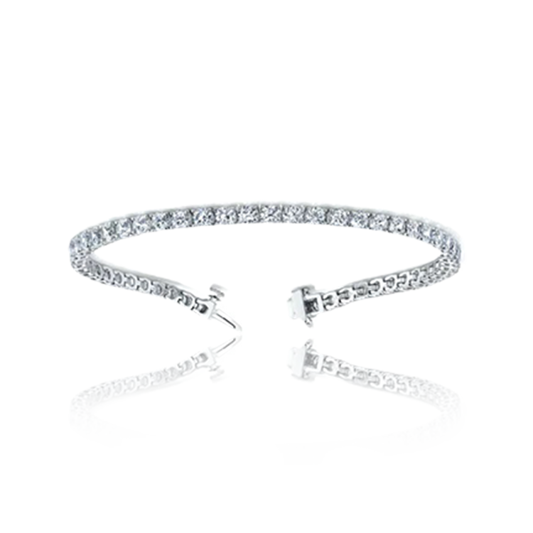 Lab-Grown Diamonds Tennis Bracelet in 14k White Gold (5ct. tw.)