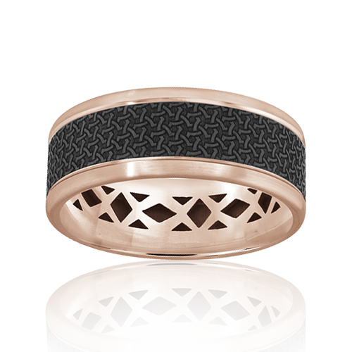 "DevineOra" Men's Wedding Ring, 8mm