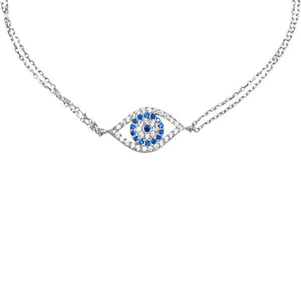 Evil Eye Bracelet with Dazzeling CZ