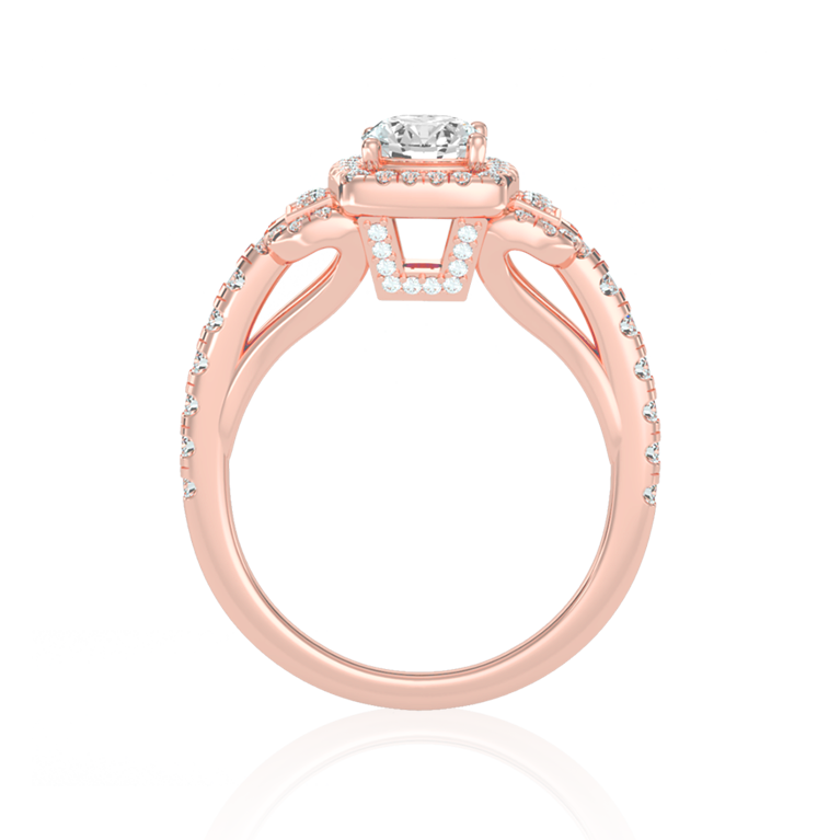 "Cosmopolitan Halo Glow" ( 1.25 Ct. Tw. )