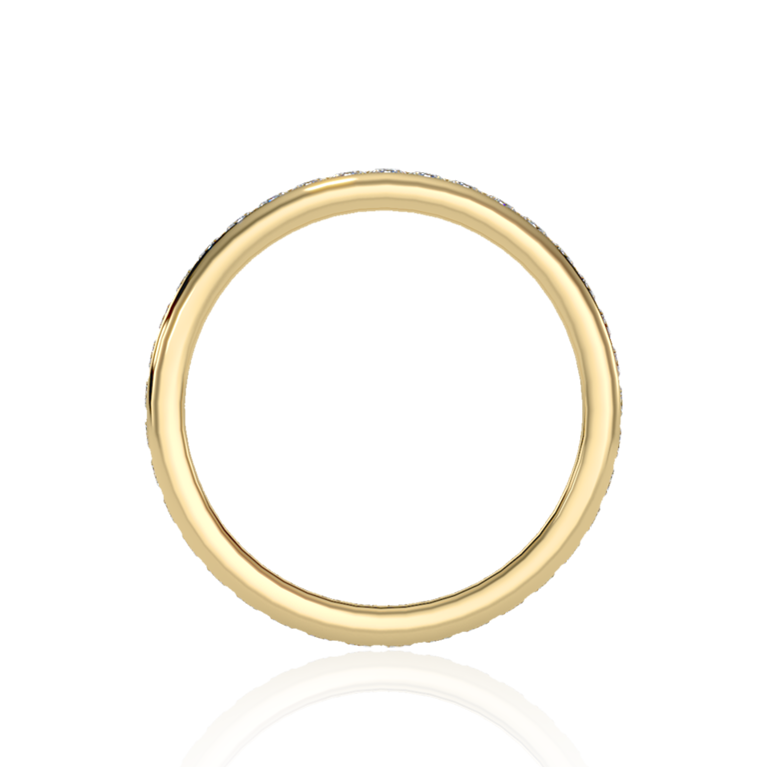 Channel Set Diamond Wedding Band  (1.20Ct.Tw.)or (2.05 Ct.Tw.)