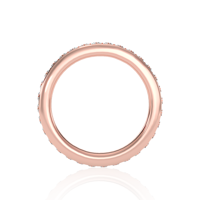 Allure Eternity Diamond Ring (1 to 5 Ct. Tw.) in Rose, Yellow, White Gold