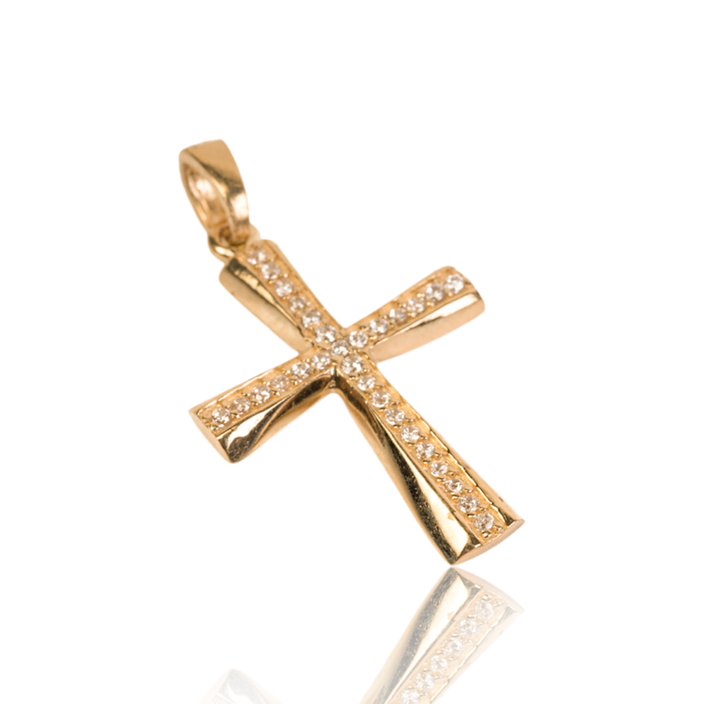 10k Yellow Gold Cross