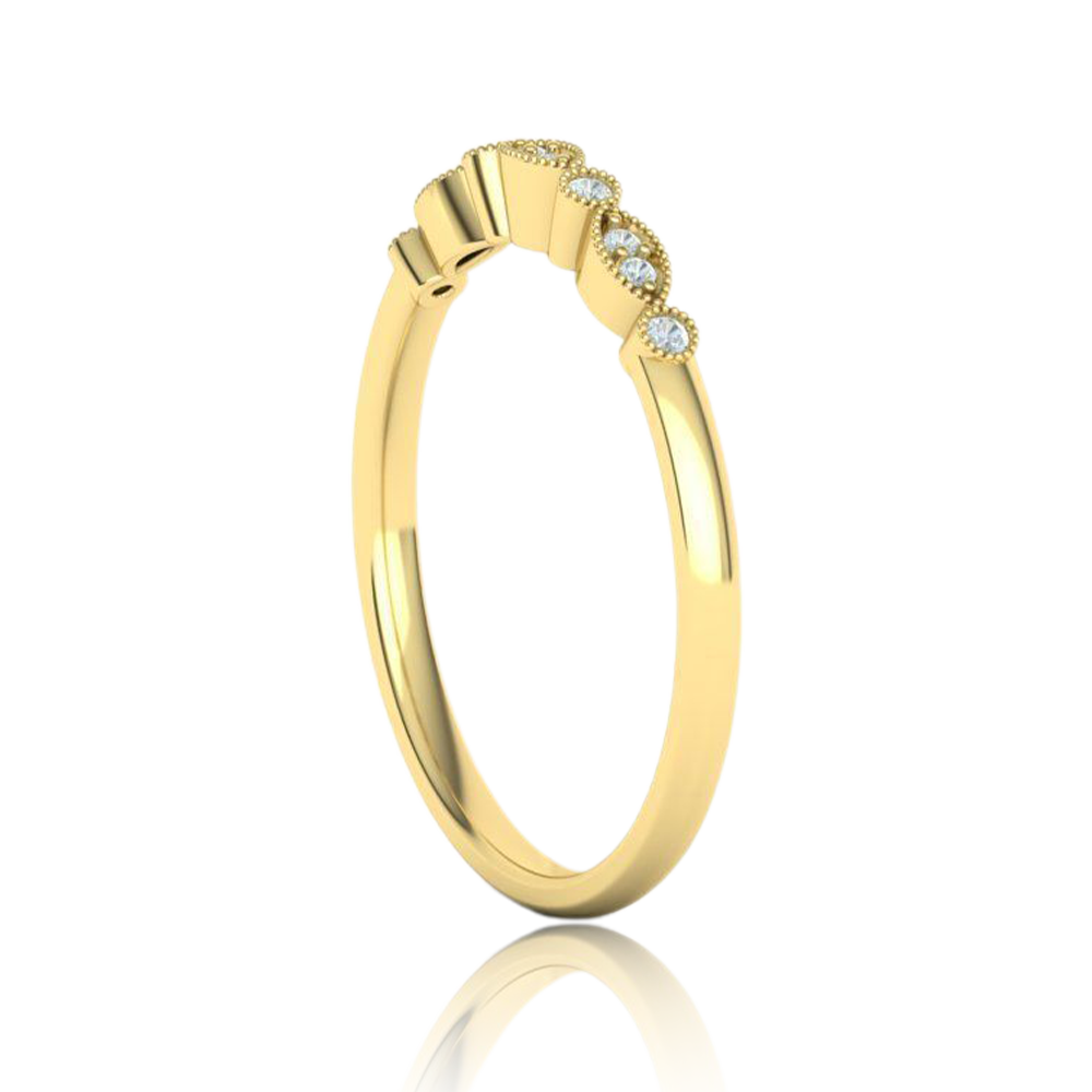 Stackable Migrain Lab Diamond Ring