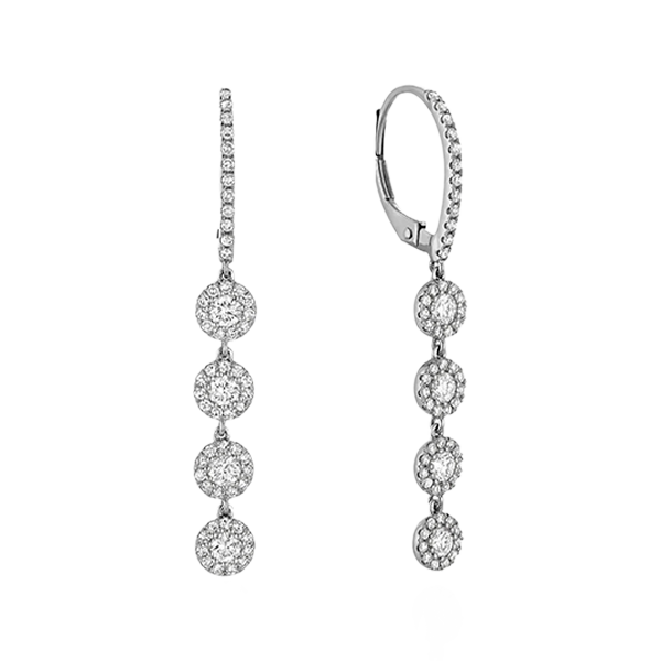 "Martini Cup" Diamond Earrings (0.95 Ct. Tw.) In Yellow or White Gold