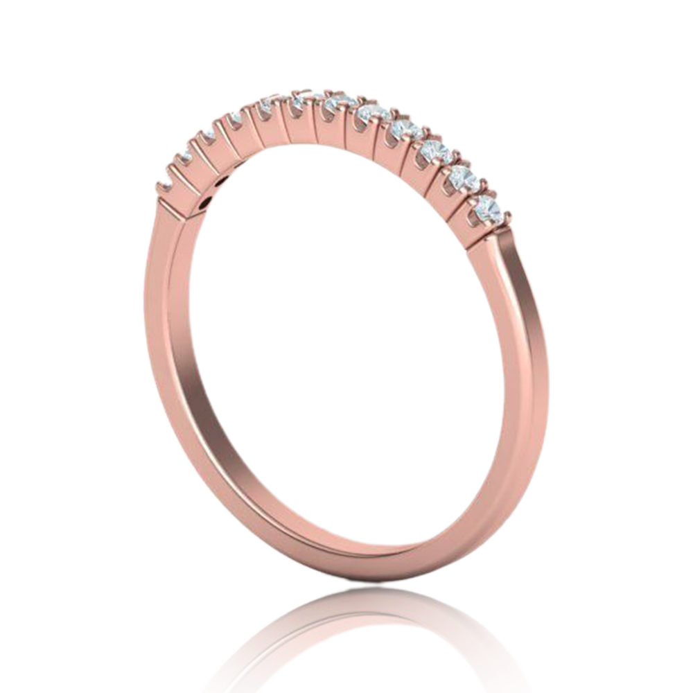 Stackable Eternity Ring in Rose Gold