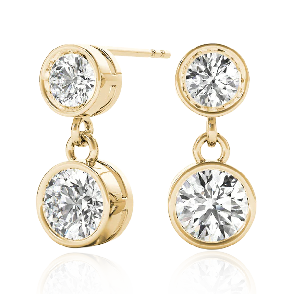 "Eternal Glamour" Twin Bezel Diamond Studs ( 1Ct. Tw. )