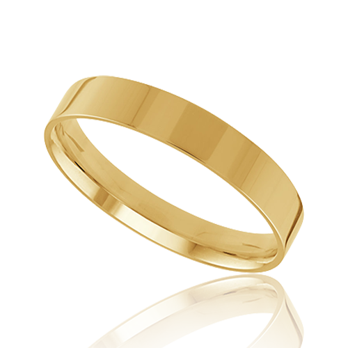 "Comfort Fit" Unisex Wedding Band 4mm