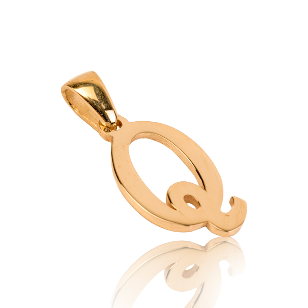 "Personalized Elegance" 10k Yellow Gold Initials (A to Z collection)