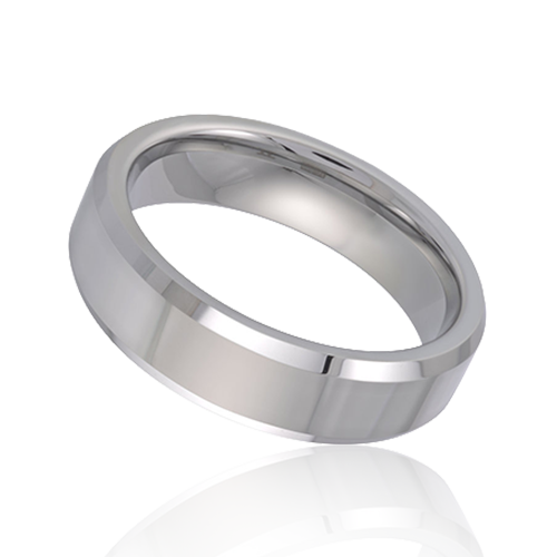 "Obsidian Horizon" Tungsten Men's Ring 6mm