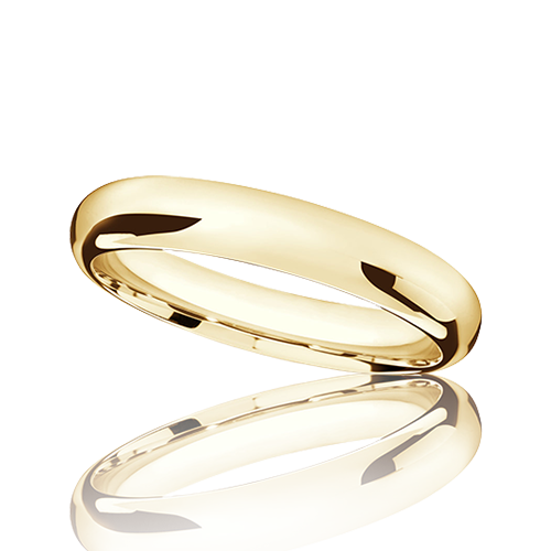 "Premium Harmony Fit" Unisex Wedding Band 4mm