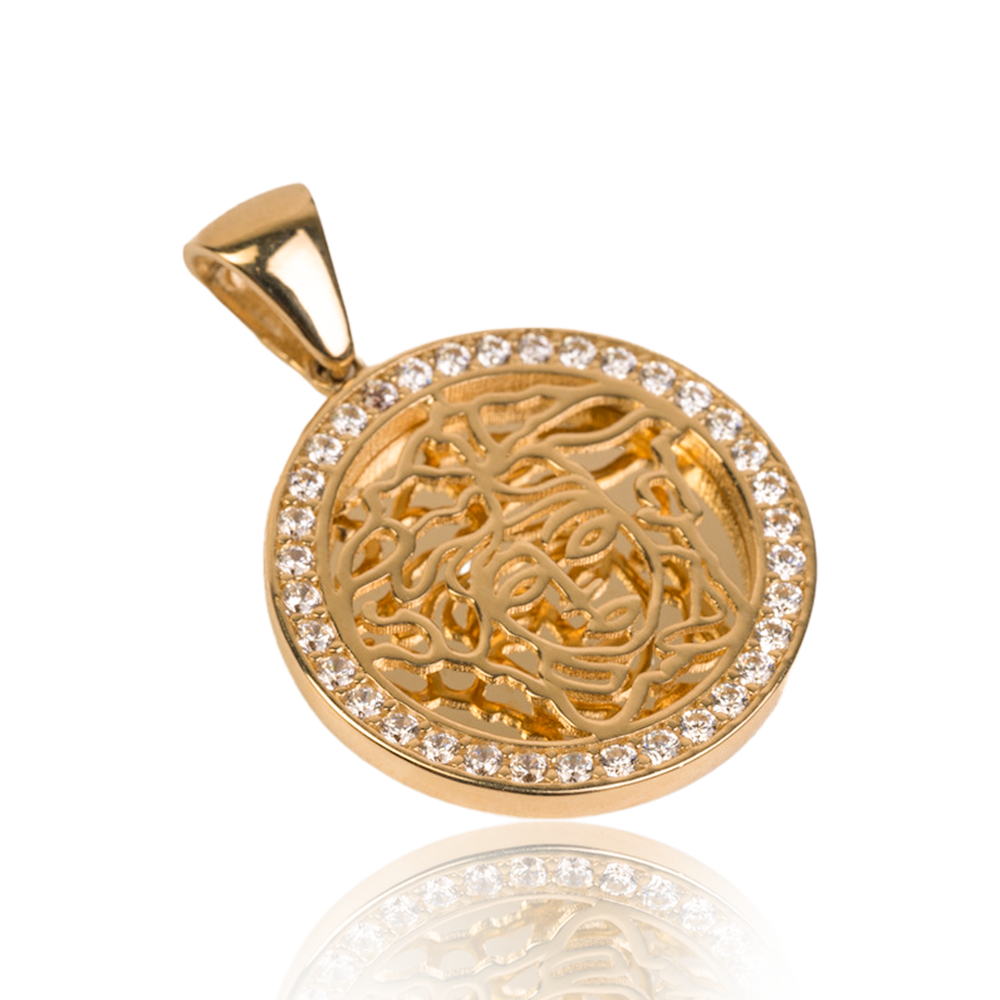 Inspired Medusa Gold Pendant