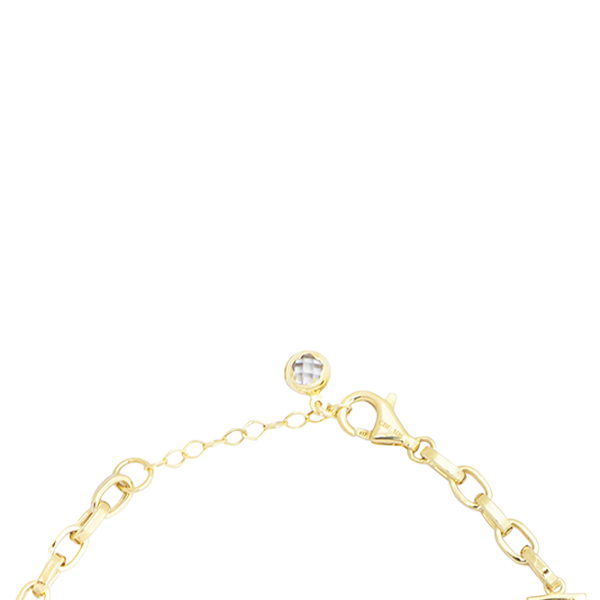 "Chic Couture Cascade" Gold Bracelet