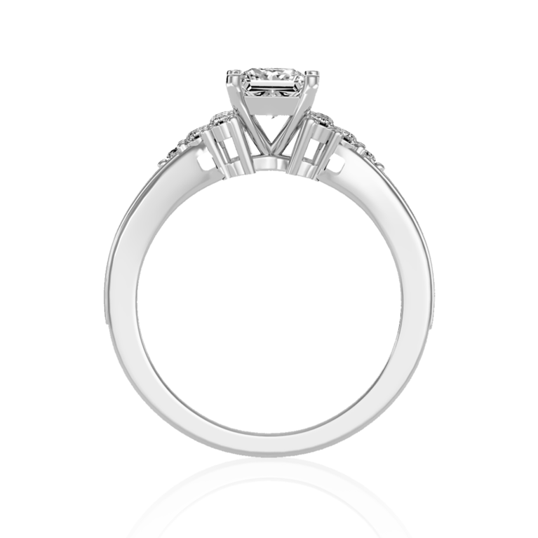 Luxury Brilliance Solitaire In White Gold ( 1Ct. Tw. )