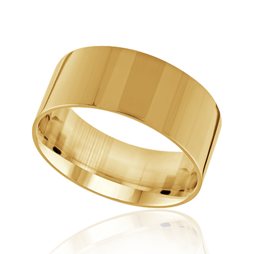 "Comfort Fit" Men's Wedding Band 10mm