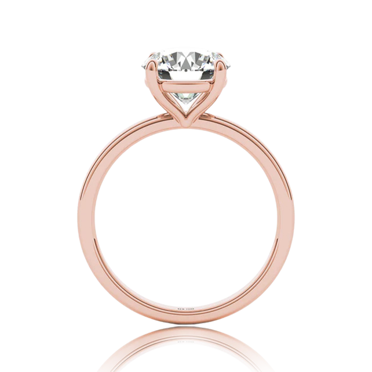 "Diamond Paradise" 18k Rose Gold Engagement Ring