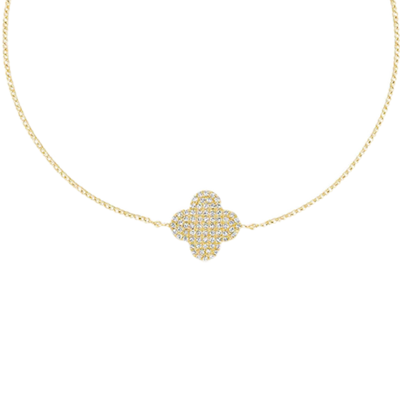 Diamond Clover Bracelet