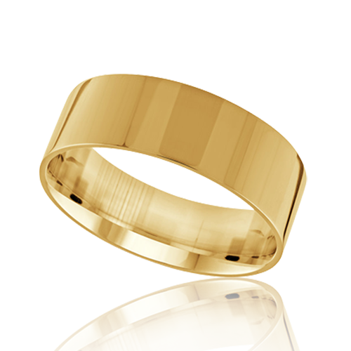 "Comfort Fit" Men's Wedding Band 8mm