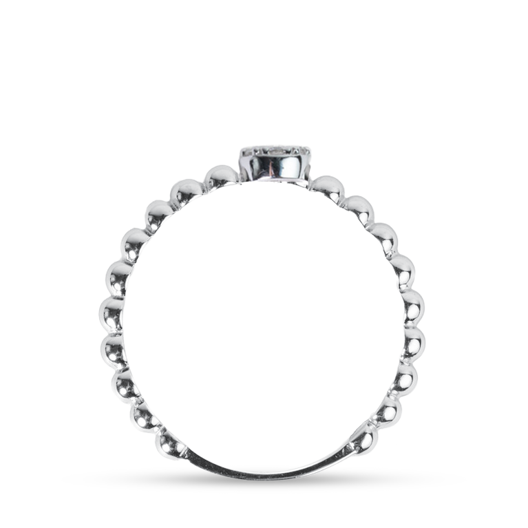 Stackable Cubic Zirconia Ring