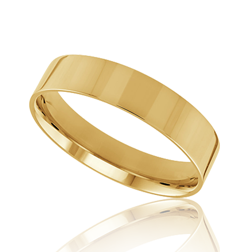 "Comfort Fit" Unisex Wedding Band 5mm