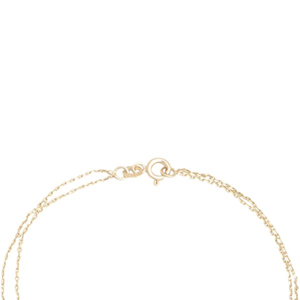 Circle of Life Gold & CZ Bracelet