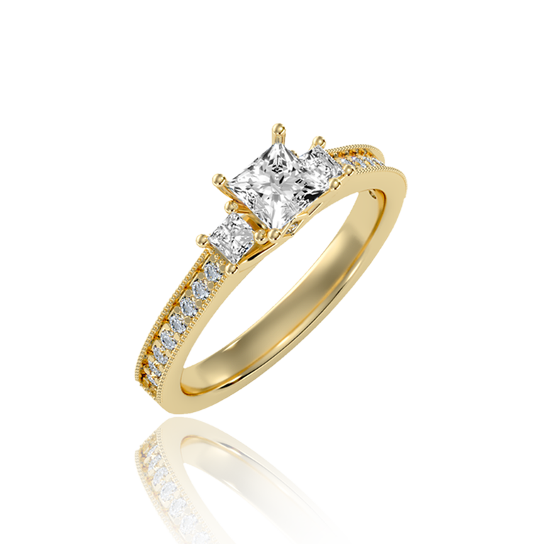 Eternal Unity Princess Ring ( 0.92 Ct. Tw. )