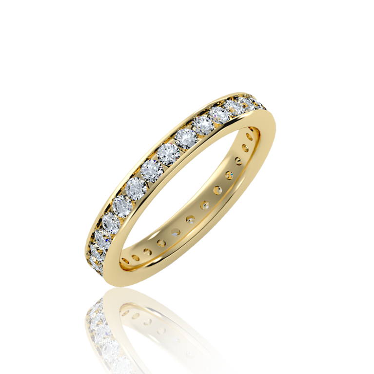 Italian Channel Set Diamond Eternity Ring  (1 ct. tw.)