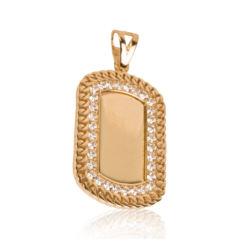 Lux Pendant in Yellow Gold