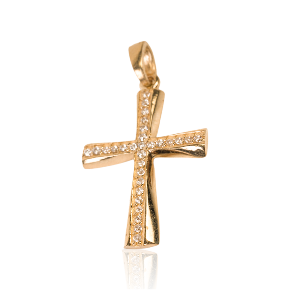 10k Yellow Gold Cross