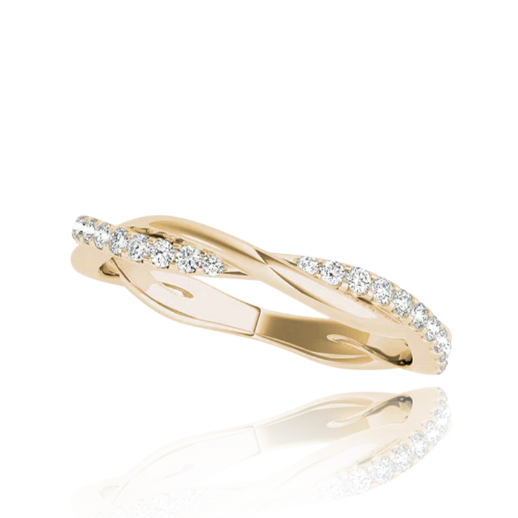 "Spiral Elegance" In Yellow Gold