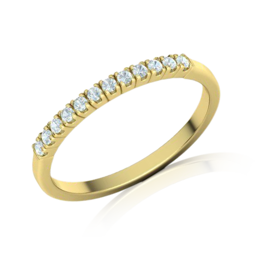 "Diamond Dozen Eternity Band" A Simple Love Story