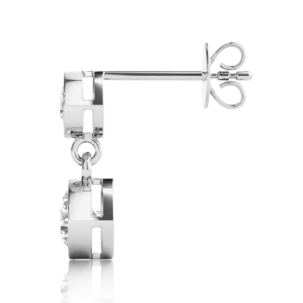 "Eternal Glamour" Twin Bezel Diamond Studs