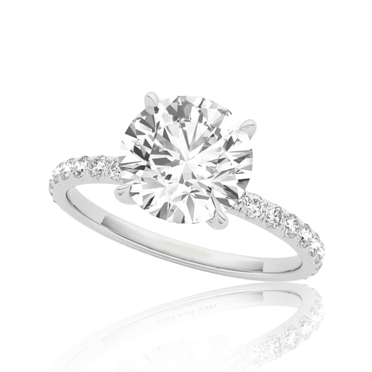 "Angelic Beauty" White Gold Engagement Ring (1.33 Ct. Tw.)