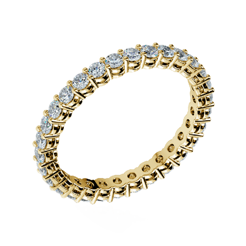 Classic Diamond Eternity Band In Yellow Gold ( 1 ct. tw. )