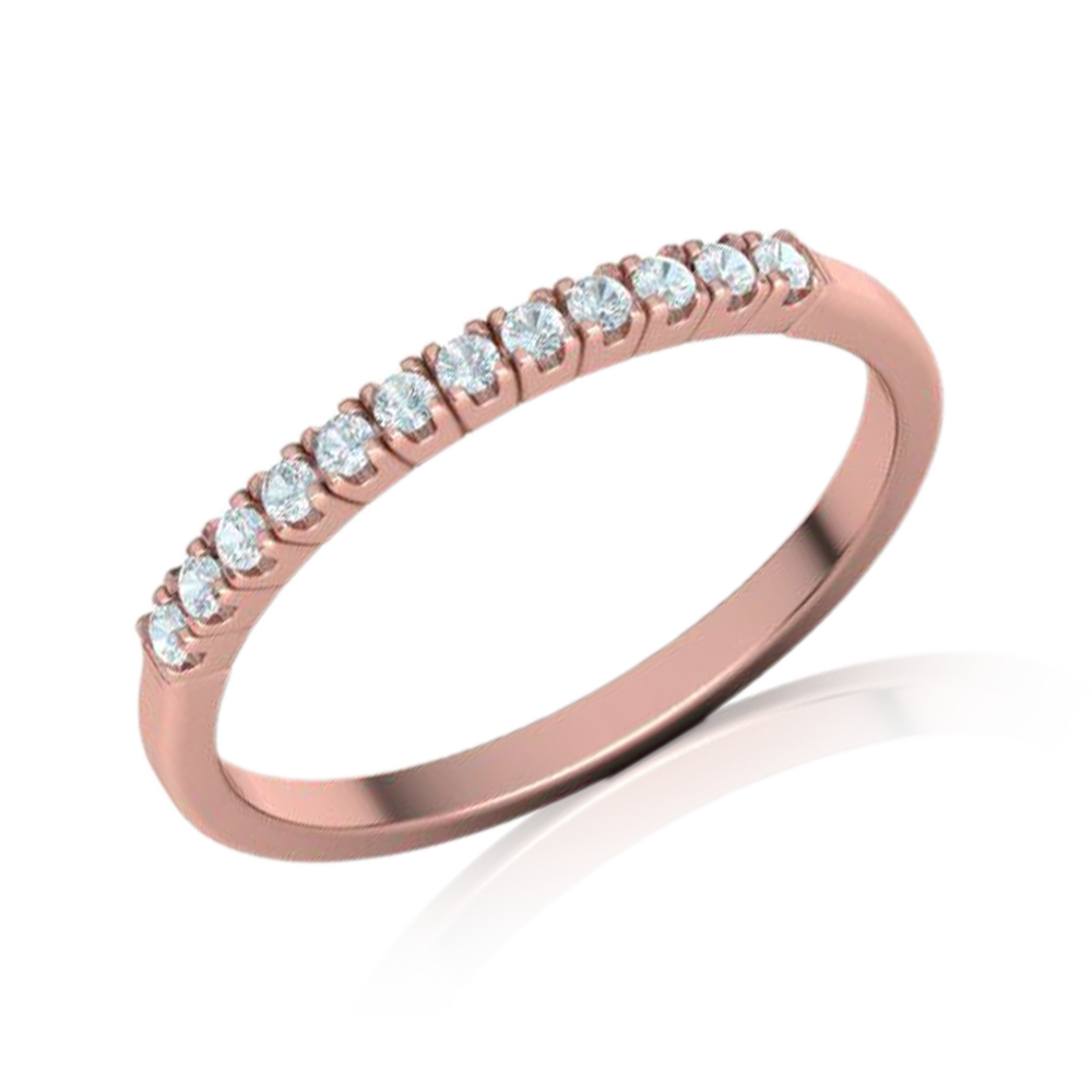 Stackable Eternity Ring in Rose Gold