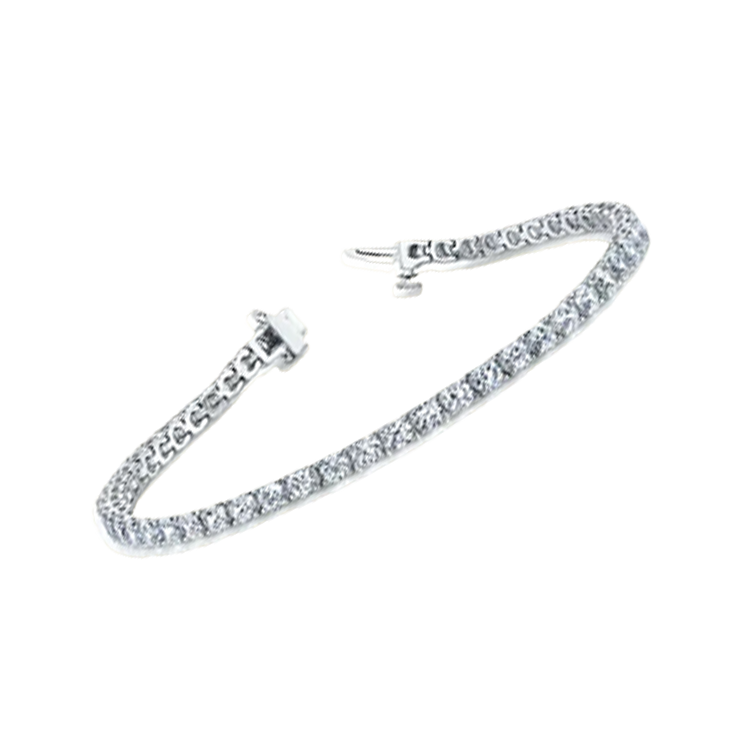 Lab Diamond Tennis Bracelet in 14k Yellow Gold (3ct. tw.)