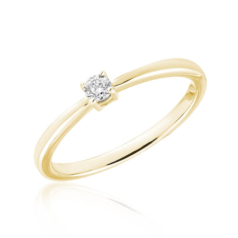 "Enchanted Illusion" Solitaire Diamond (0.15 ct. tw.)